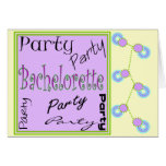 Bachelorette Party Invitations Card