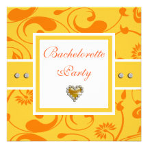 Bachelorette party personalise custom invitation