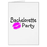 Bachelorette Party (Pink Lips) Greeting Card