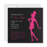 Bachelorette Party Square Invitation