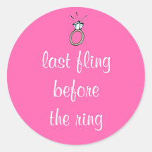 Bachelorette Party Stickers