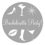 Bachelorette Party Style Icons Envelope Seal