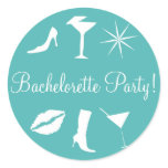 Bachelorette Party Style Icons Envelope Seal