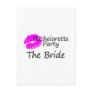Bachelorette Party The Bride Postcards
