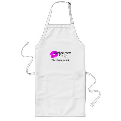 Bachelorette Party The Bridesmaid Apron by TeeZazzle