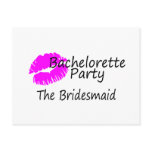 Bachelorette Party The Bridesmaid Post Card