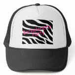 Bachelorette Party (Zebra) Mesh Hats