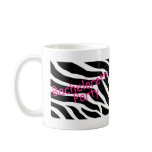 Bachelorette Party (Zebra) Coffee Mug
