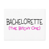 Bachelorette The Bitchy One Postcards