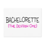 Bachelorette The Devilish One Postcard