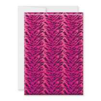 Bachelorette Zebra Fashion Purse Party Invite Pink