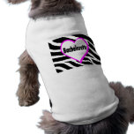 Bachelorette Zebra Stripes pet clothing