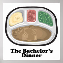 Bachelor's Dinner Tv Frozen Entree Posters