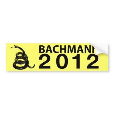 Bachmann 2012 bumper stickers by guardart