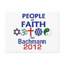 Bachmann Faith 2012 Postcard