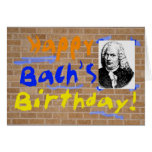 Bach's Birthday Greeting Cards
