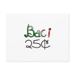 Baci (Kisses) 25 Cents Postcards