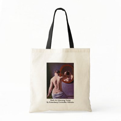 Back Act (Morning Toilet) Canvas Bag by Artcollection
