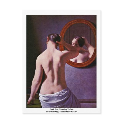 Back Act (Morning Toilet) Post Card by Artcollection