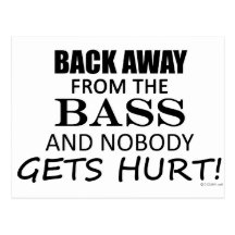 Back Away From The Bass Postcards