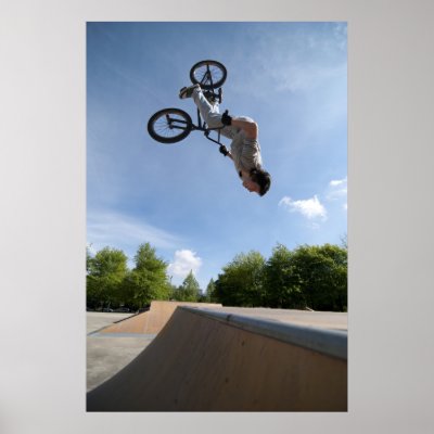Back Flip Poster by homydesign