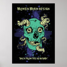 Back from the dead baby print
