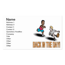 Back In The Day Business Card Templates