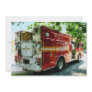 Back of Fire Truck Personalized Invitations