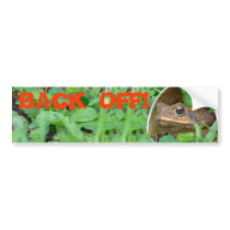 BACK OFF BUMPER STICKERS