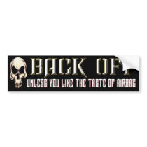 Back Off Bumper Stickers