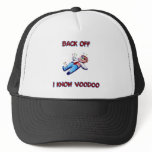 Back Off I Know Voodoo Doll Magic Haitian Mesh Hats