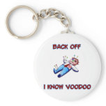 Back Off I Know Voodoo Doll Magic Haitian keychains