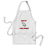 Back Off I Know Voodoo Doll Magic Spell Haitian aprons
