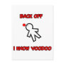 Back Off I Know Voodoo Doll Magic Spell Haitian Post Card