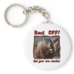Back OFF!! Keychain