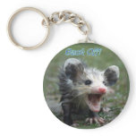 Back Off Key Chains
