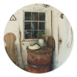 Back Porch with Barrel Round Sticker