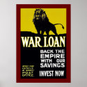 Back the Empire with Our Savings posters