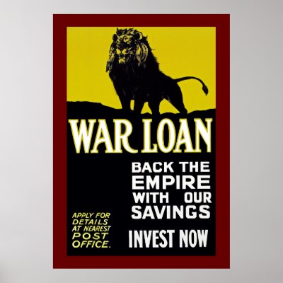 Back the Empire with Our Savings Poster by RetroCommunications