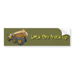 back the truck up bumper stickers