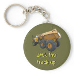 back the truck up keychains