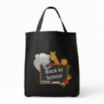 Back To School Animals Canvas Bag