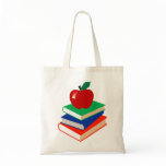 Back to School, Books and Apple Tote Bags