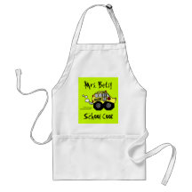 Back to School Bus Apron