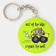 Back to School Bus Keychains