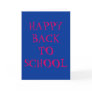 Back To School Card