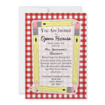 Back To School Open House Invitation