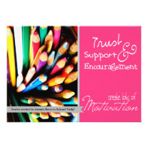 Back to school party motivation starting school personalized announcement