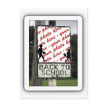 Back to School Photo Frame Postcard
