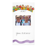 Back to school photocard customized photo card